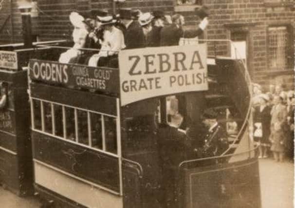 A mystery photograph. All is not as it would appear to be in this photograph of on old Burnley steam tram. And where, and on what occasion, might this photograph have been taken?