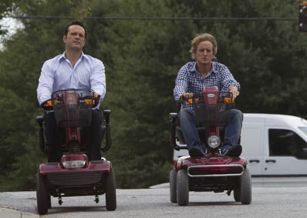 Vince Vaughn as Billy McMahon and Owen Wilson as Nick Campbell in The Internship