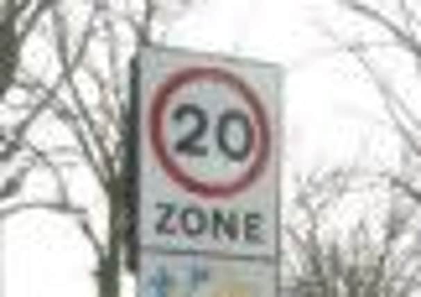 20 mph speed limits