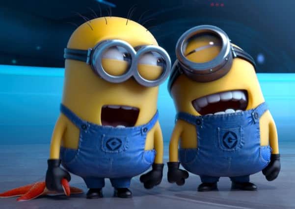 The adorable Minions in Despicable Me 2