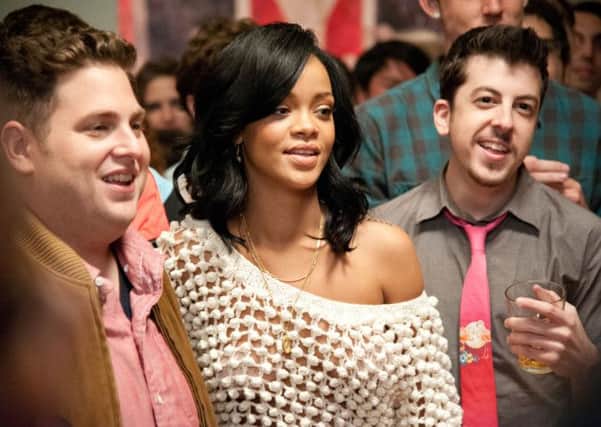 Jonah Hill, Rihanna and Christopher Mintz-Plasse star in This Is The End