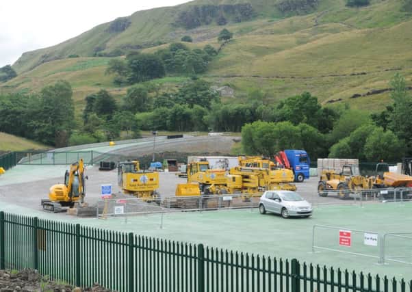 Work gets underway on the Todmorden Curve.