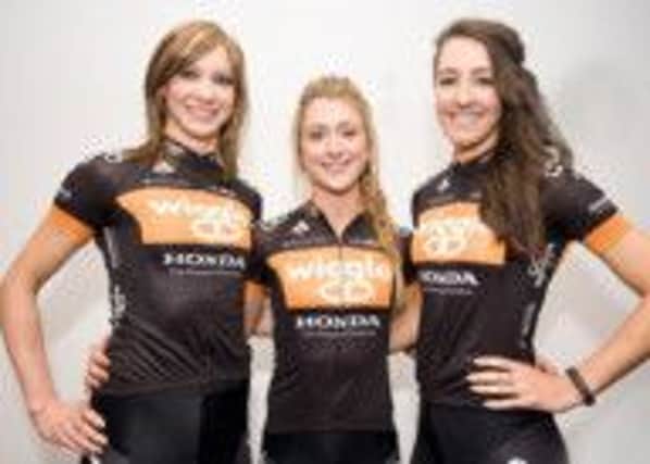 Team Wiggle-Honda, Laura Trott, Dani King and Joanna Rowsell