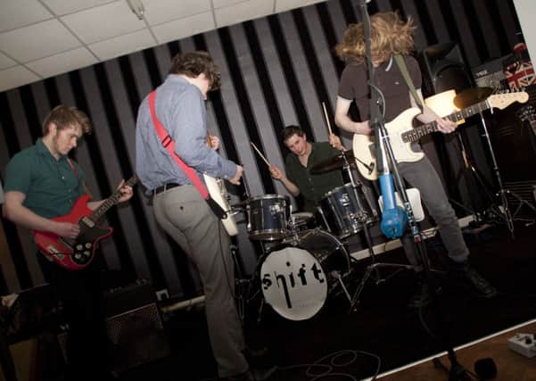 The Strange performing at Shift Music Studios, Burnley