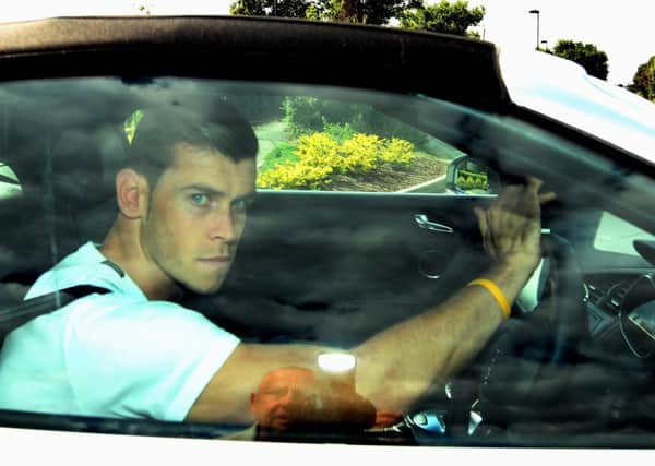 TRANSFER SAGA: Tottenham Hotspurs Gareth Bale leaves Enfield Training Ground, North London, picture Sean Dempsey/PA Wire