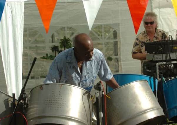 Steel drum band from Manchester play to the crowds at last years Carribean Festival