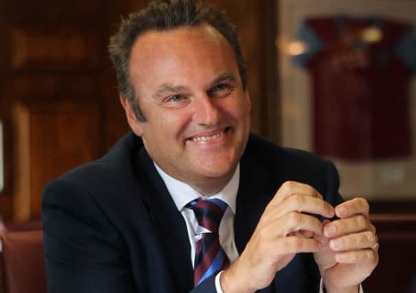 RIGHT DIRECTION: Clarets co-chairman Mike Garlick.