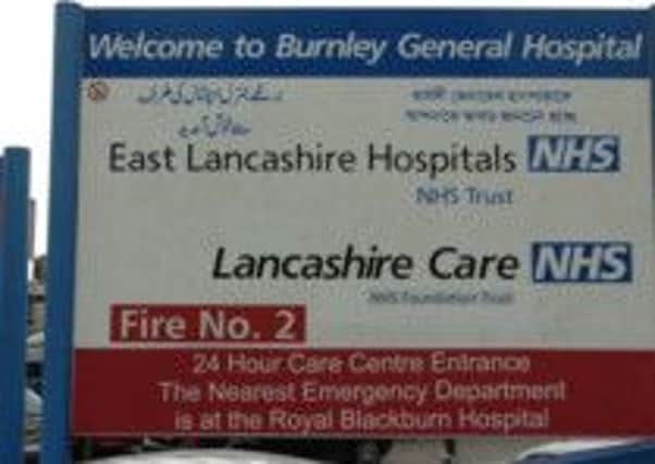 SIGN: Burnley General Hospital