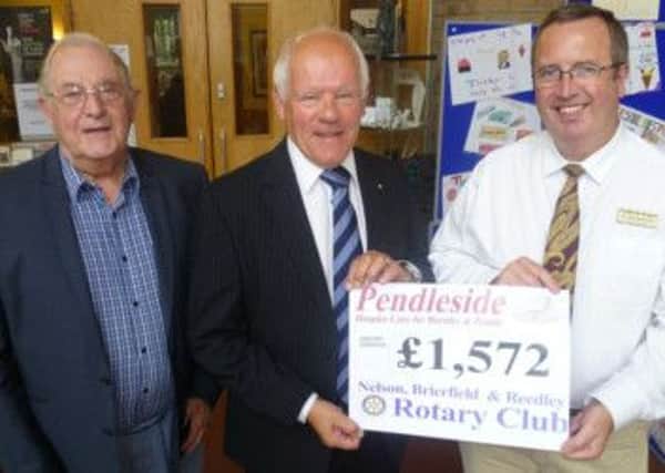 Nelson Rotary cheque to hospice