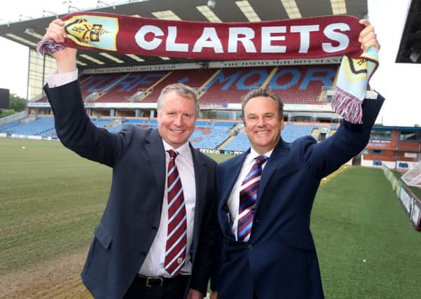 OPEN LETTER: Clarets chairmen John Banaszkiewicz and Mike Garlick  aim to step up dialogue with the fans