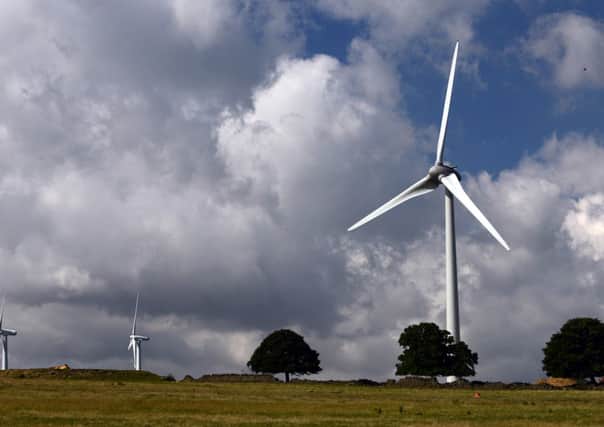 One of the new generation of giant wind turbines. Picture by Chris Lawton