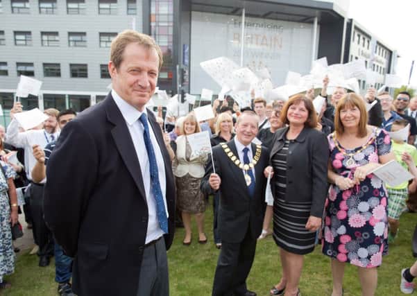 Burnley Lancashire Named as Most Enterprising Area in the UK  with VIP guest Alastair  Campbell. Photo: Mark Waugh
