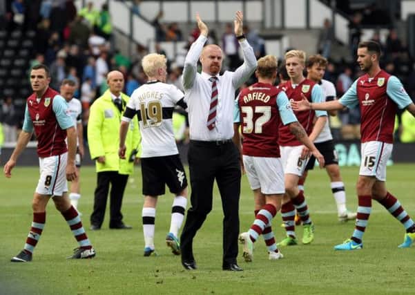 Derby fever: Clarets boss Sean Dyche