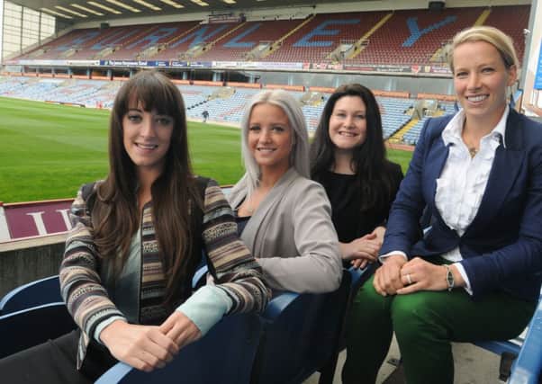 Mentoring role: Rachel Brown-Finnis with UFCB students Elena Longshaw, Chloe Simpson and Leah Jakeman.