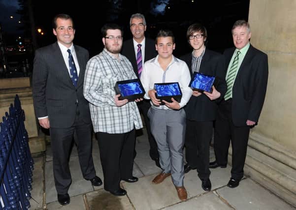 Burnley College and Themis apprentices receive their awards
