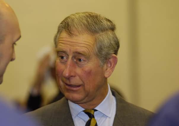 HRH Prince Charles during his visit to the Lancashire Digital Media Centre. G210208/1j