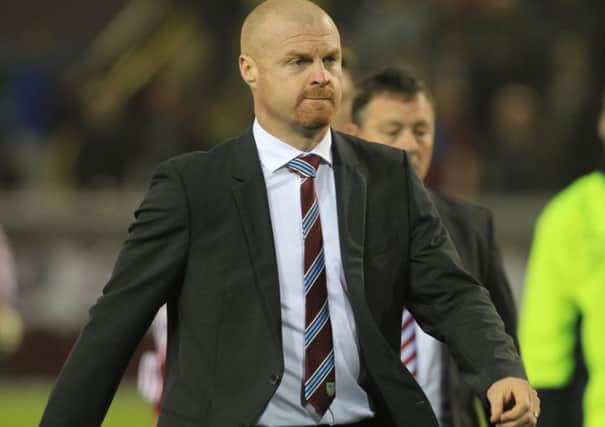 IMPORTANT VICTORY: Boss Sean Dyche was pleased with the performance and result against Notingham Forest