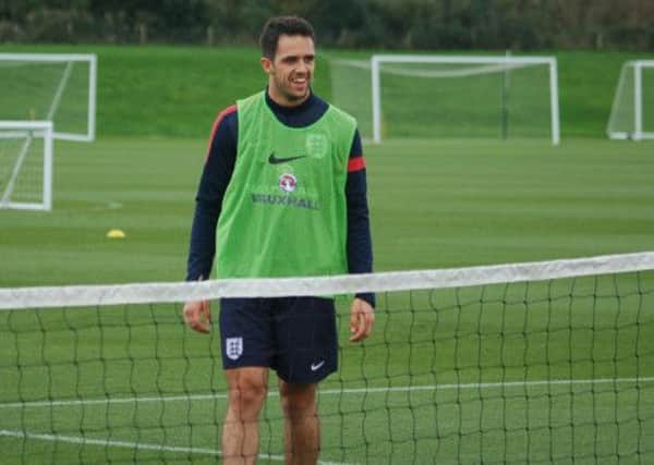 Danny Ings is training with the Under 21s. Photos: The FA