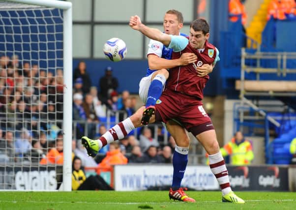 Sam Vokes in action last weekend at Ipswich