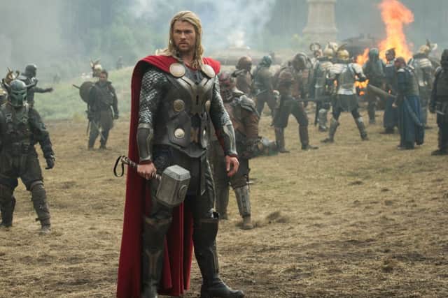 "Marvel's Thor: The Dark World"..Thor (Chris Hemsworth)..Ph: Jay Maidment..© 2013 MVLFFLLC. TM & © 2013 Marvel. All Rights Reserved.