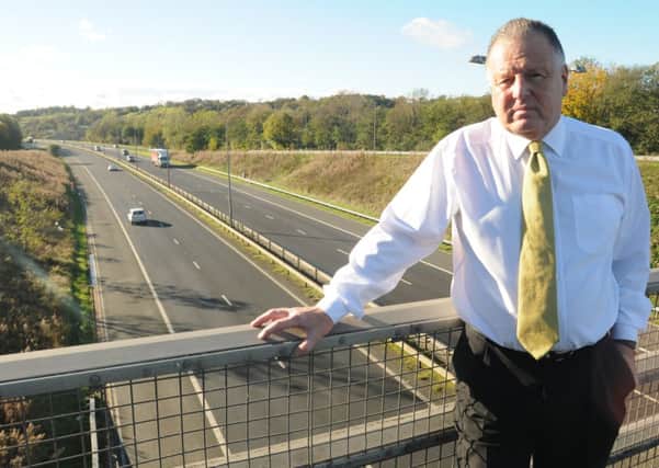 Chris Johnson has launched a campaign to get the lights switched back on on the M65.