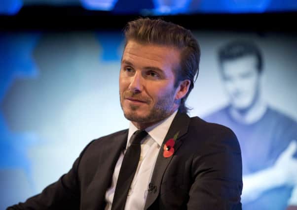 David Beckham.  (AP Photo/Matt Dunham)
