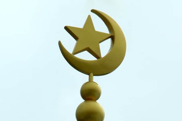 Islamic symbol . PIC BY ROB LOCK