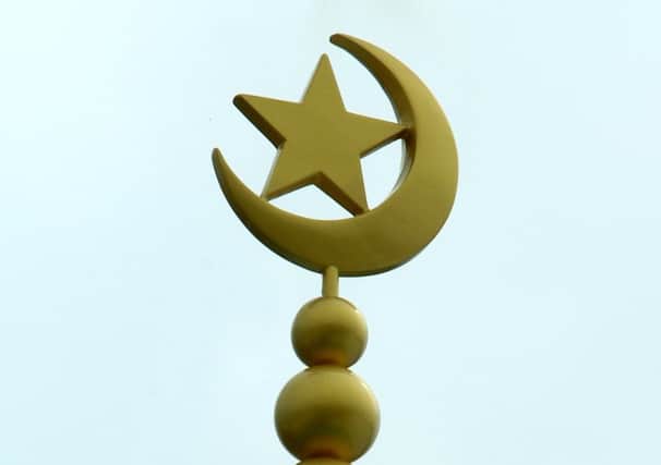 Islamic symbol . PIC BY ROB LOCK