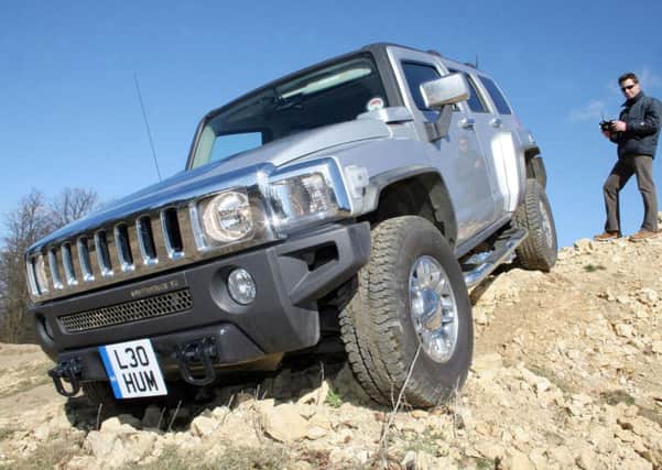 Hummer H3 four wheel drive car  Photo: PA Wire