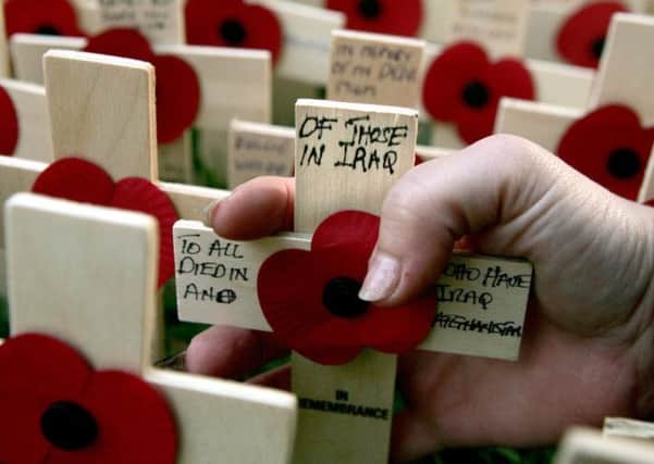 field of remembrance at Westminster Abbey. Photo: Cathal McNaughton/PA