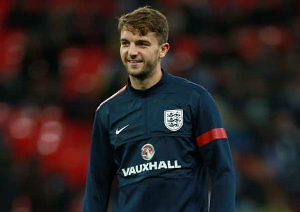England's Jay Rodriguez during warm-up before the International Friendly at Wembley. Photo: David Davies/PA Wire.