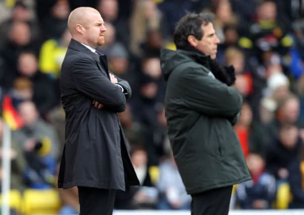 Head-to-head: Sean Dyche comes up against former club Watford and their manager Gianfranco Zola tonight