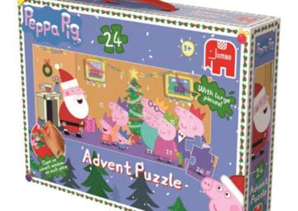 Peppa Pig jigsaw advent calendar