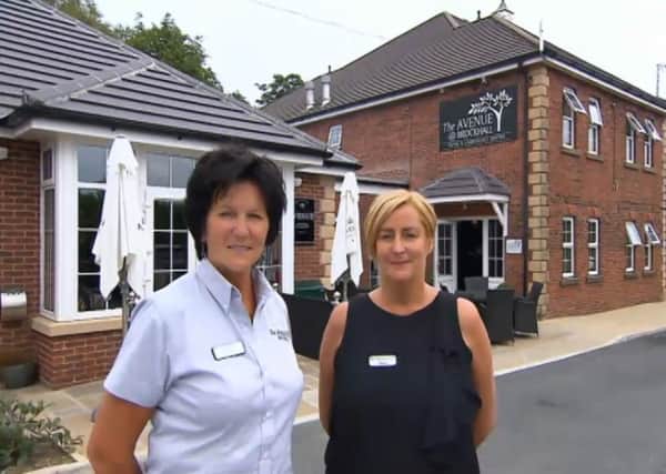 Janet Sutton and Margaret Lofthouse owners of The Avenue in Brockhall Village (S)