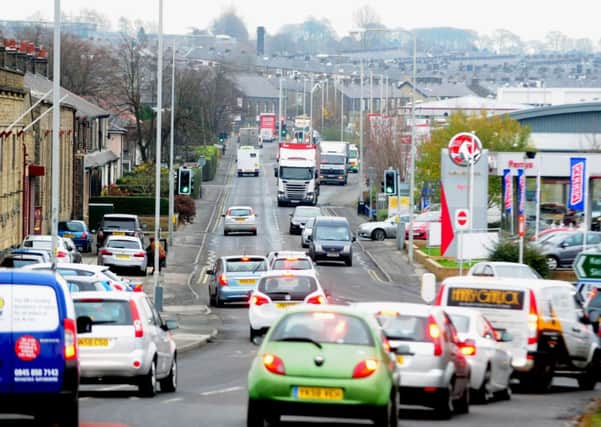 TRAFFIC: North Valley Road in Colne.
Photo Ben Parsons