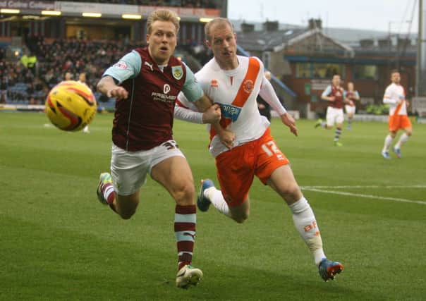 GOAL HERO: Scott Arfield in action against Blackpool on Saturday