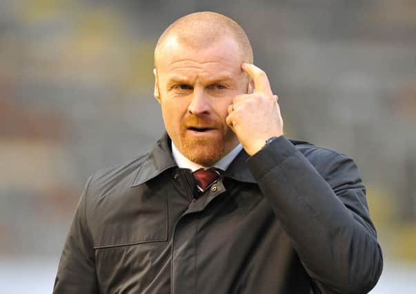 Burnley Manager Sean Dyche. Photo: Dave Howarth/PA Wire.