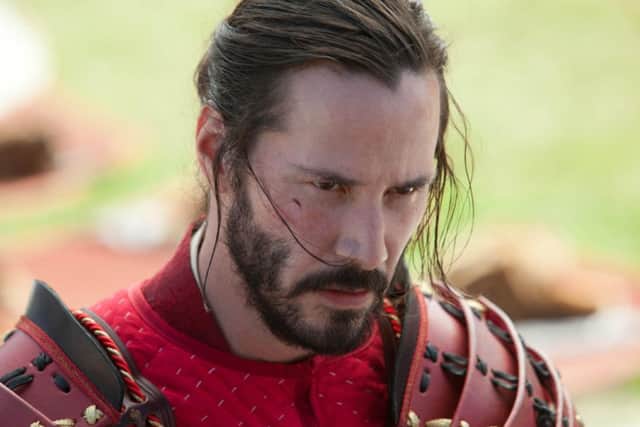 Undated Film Still Handout from 47 Ronin. Pictured: Keanu Reeves. See PA Feature FILM Film Reviews. Picture credit should read: PA Photo/Universal Pictures UK. WARNING: This picture must only be used to accompany PA Feature FILM Film Reviews.