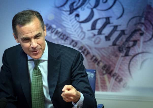 Governor of the Bank of England Mark Carney delivers this year's half yearly Financial Stability Report at the Bank of England. Photo: Stefan Rousseau/PA Wire