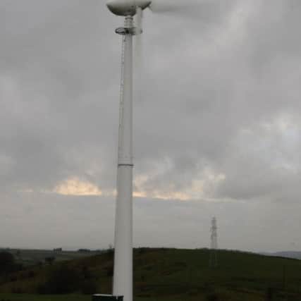 The wind turbine on Floyt Bridge Farm which will be similar to the one he wants to use.