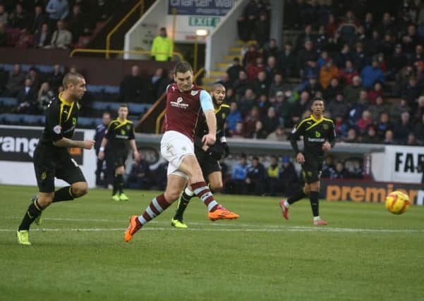 Lucky 13: Striker Sam Vokes beat his previous seasonal-best with the opener against Sheffield Wednesday