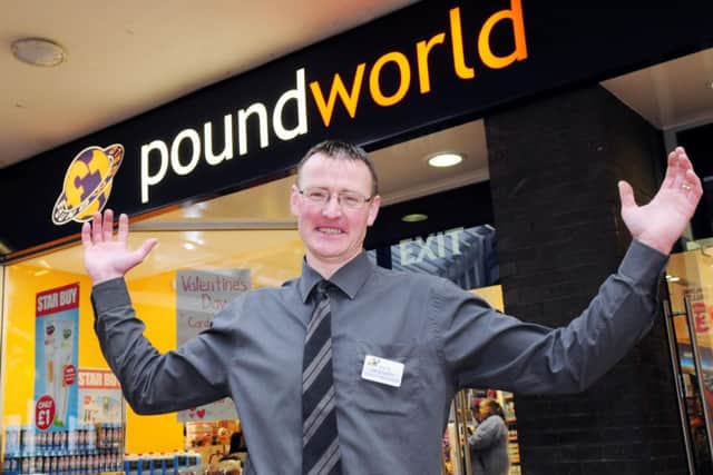 POUNDWORLD: Ian Gilbert assistant manager at Poundworld in Burnley who appeared on the TV programme Pound Wars.
Photo Ben Parsons