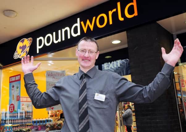POUNDWORLD: Ian Gilbert assistant manager at Poundworld in Burnley who appeared on the TV programme Pound Wars.
Photo Ben Parsons
