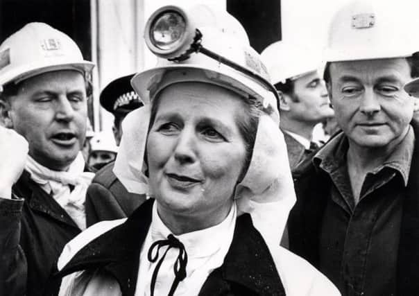 Prime Minister Margaret Thatcher on a visit to NEI Power Engineering Factory in Gateshead.
