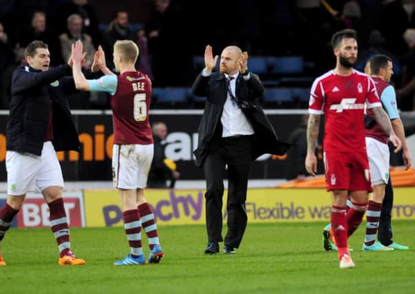 NO FEAR: Sean Dyche is just focussed on his side doing what they do best