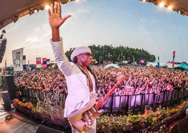 Chic featuring Nile Rodgers who headlined at last year's Beat-Herder festival. (s)