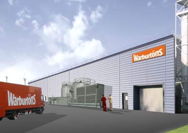 The new £20m. Warbutons plant in Burnley (s)