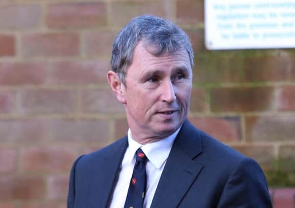 Warned: Nigel Evans, 57, the former deputy speaker of the House of Commons, arrives at Preston Crown Court