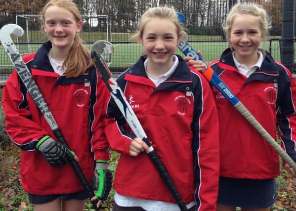 Pendle Forests Harriet Ashworth, Thea Cormack and Freya Bythell will represent Lancashire Under 13s in a tournament at the end of the month