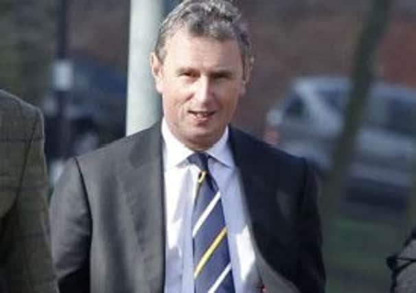 Nigel Evans arrives at court on Wednedsay